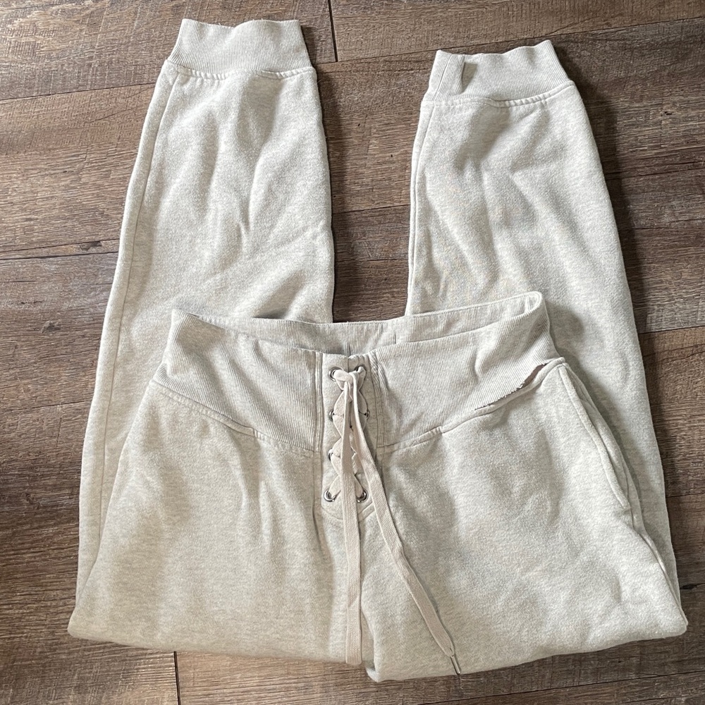 Victoria's Secret Lace Up Sweatpants